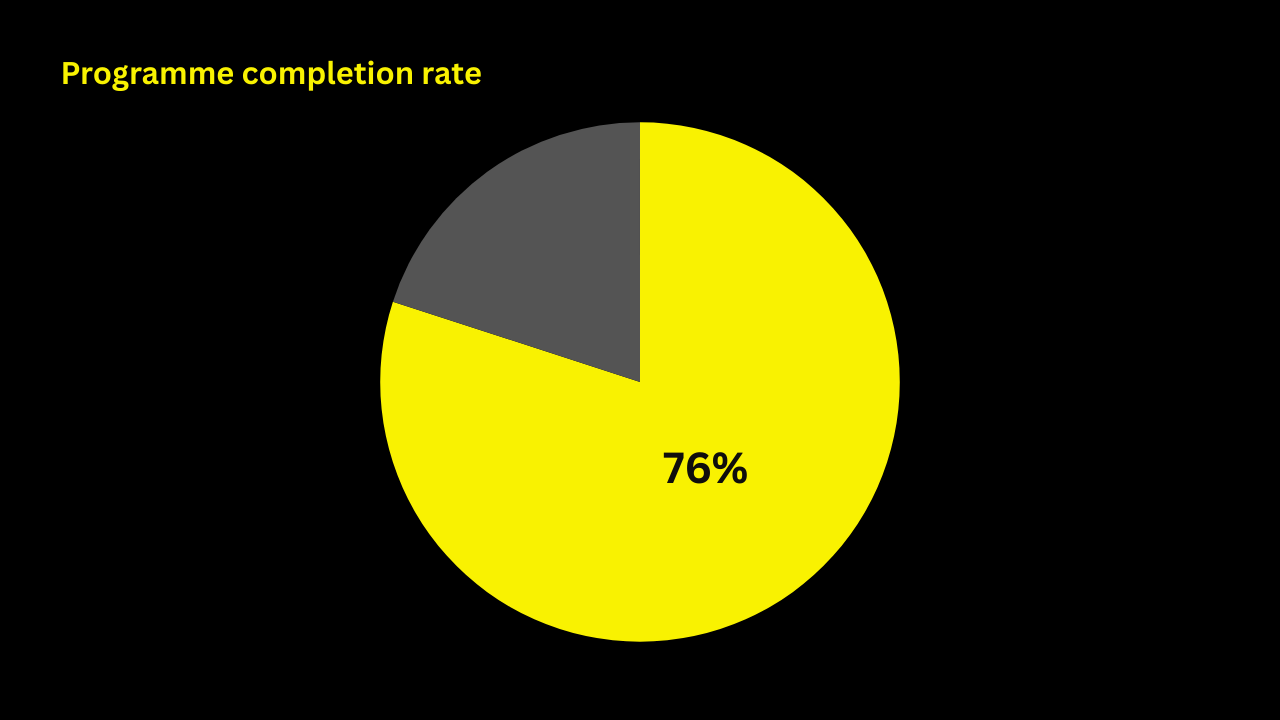 Programme completion graph