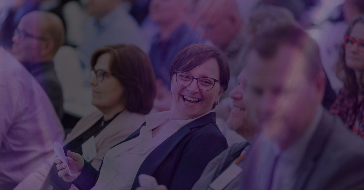business people at conference